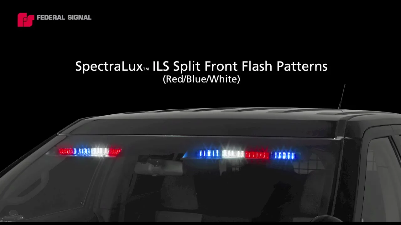 SpectraLux ILS Split Front Flash Patterns