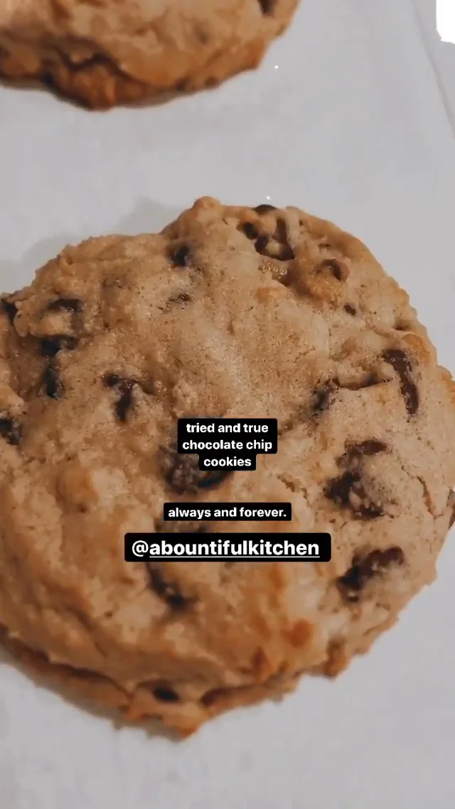 Tried and True Chocolate Chip Cookies