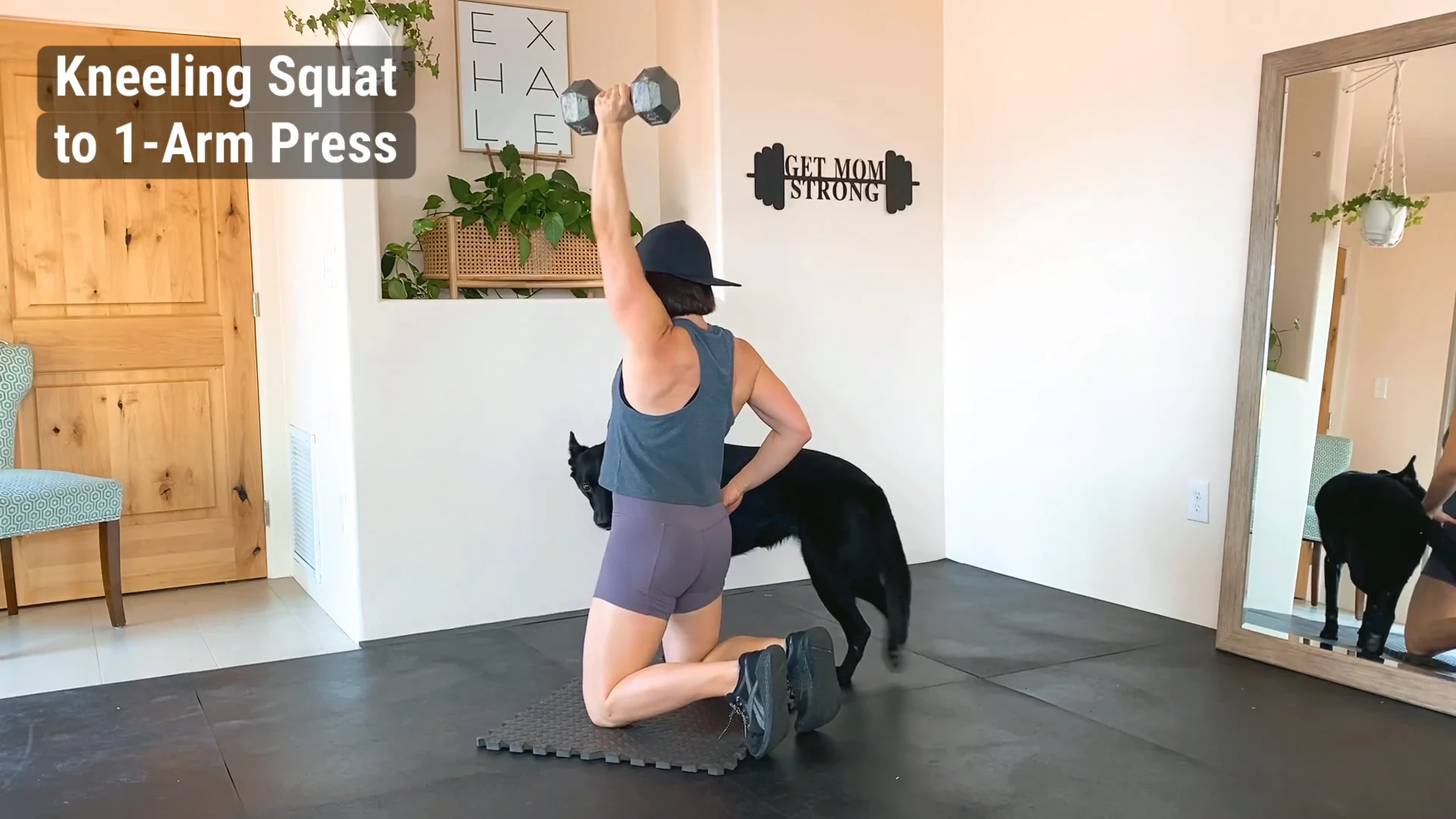 Kneeling best sale squat kettlebell