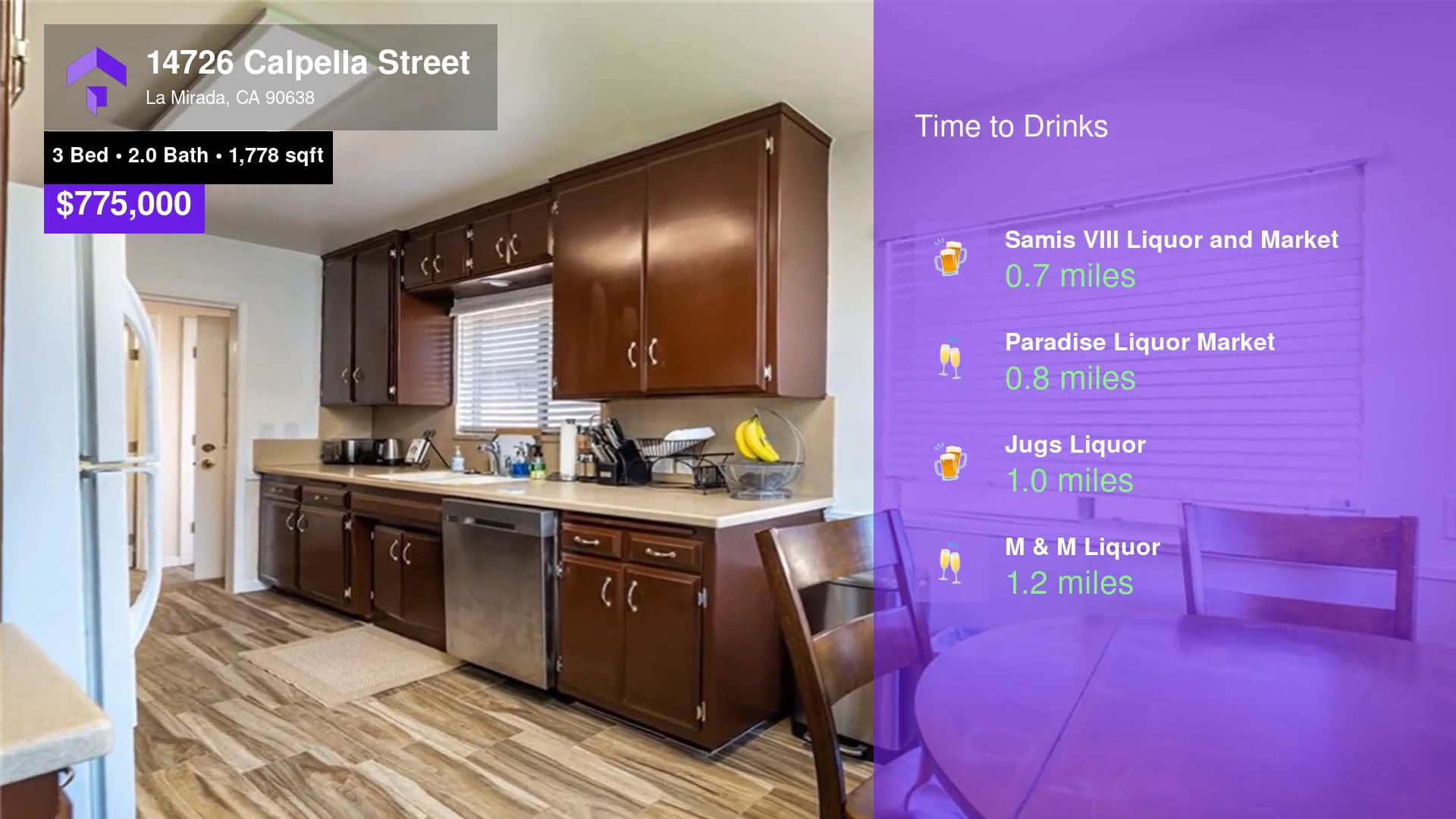 775,000 SingleFamily Home for sale 14726 Calpella Street, La Mirada