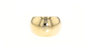 Andiamo 14kt Yellow Gold Dome Ring