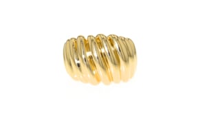 Italian Andiamo 14kt Yellow Gold Shrimp Ring