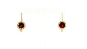 2.00 ct. t.w. Garnet Drop Earrings in 14kt Yellow Gold