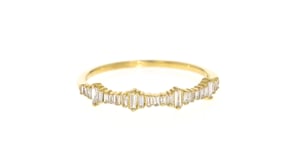 20 ct. t.w. Baguette Diamond Ring in 14kt Yellow Gold