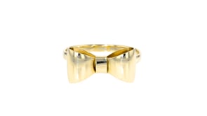 Italian 14kt Yellow Gold Bow Ring