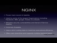 Advantages of NGINX