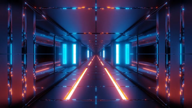 Tunnel Mirrors Lights - Free video on Pixabay