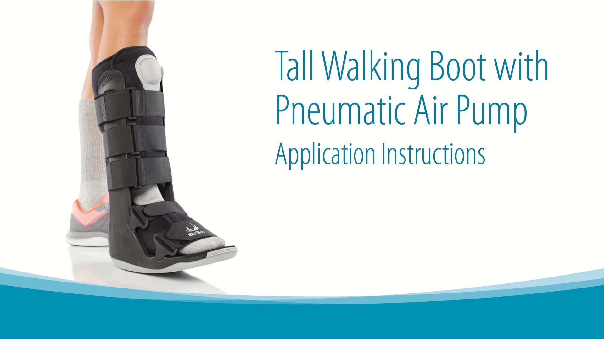 Tall Pneumatic Walking Boot