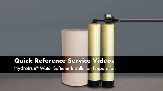 Get ready to install a Hydrotrue® water softener, and learn ahead of time what to expect in terms of site preparation, softener media, and tubing/pipe connections you will be working with.