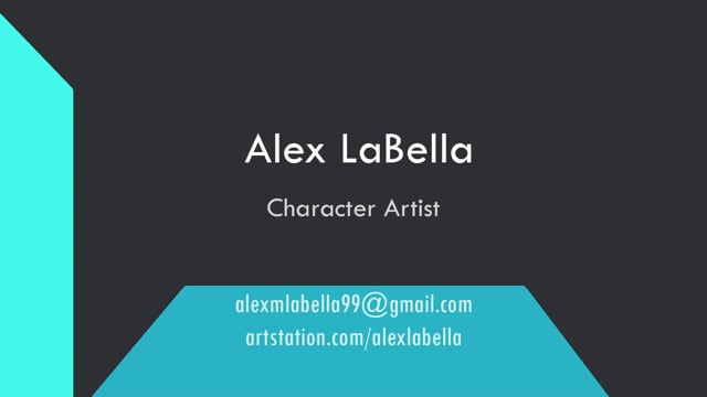 Vimeo video thumbnail for Graduate Reel (Alex LaBella)