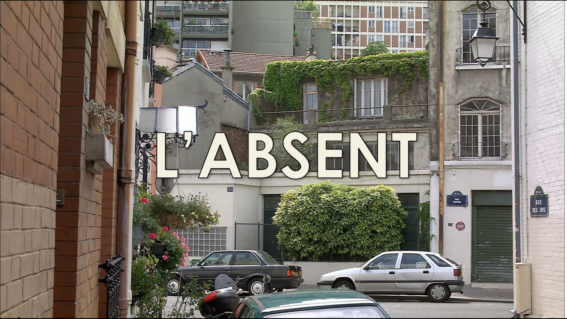 L'ABSENT (Videographic epigraph)