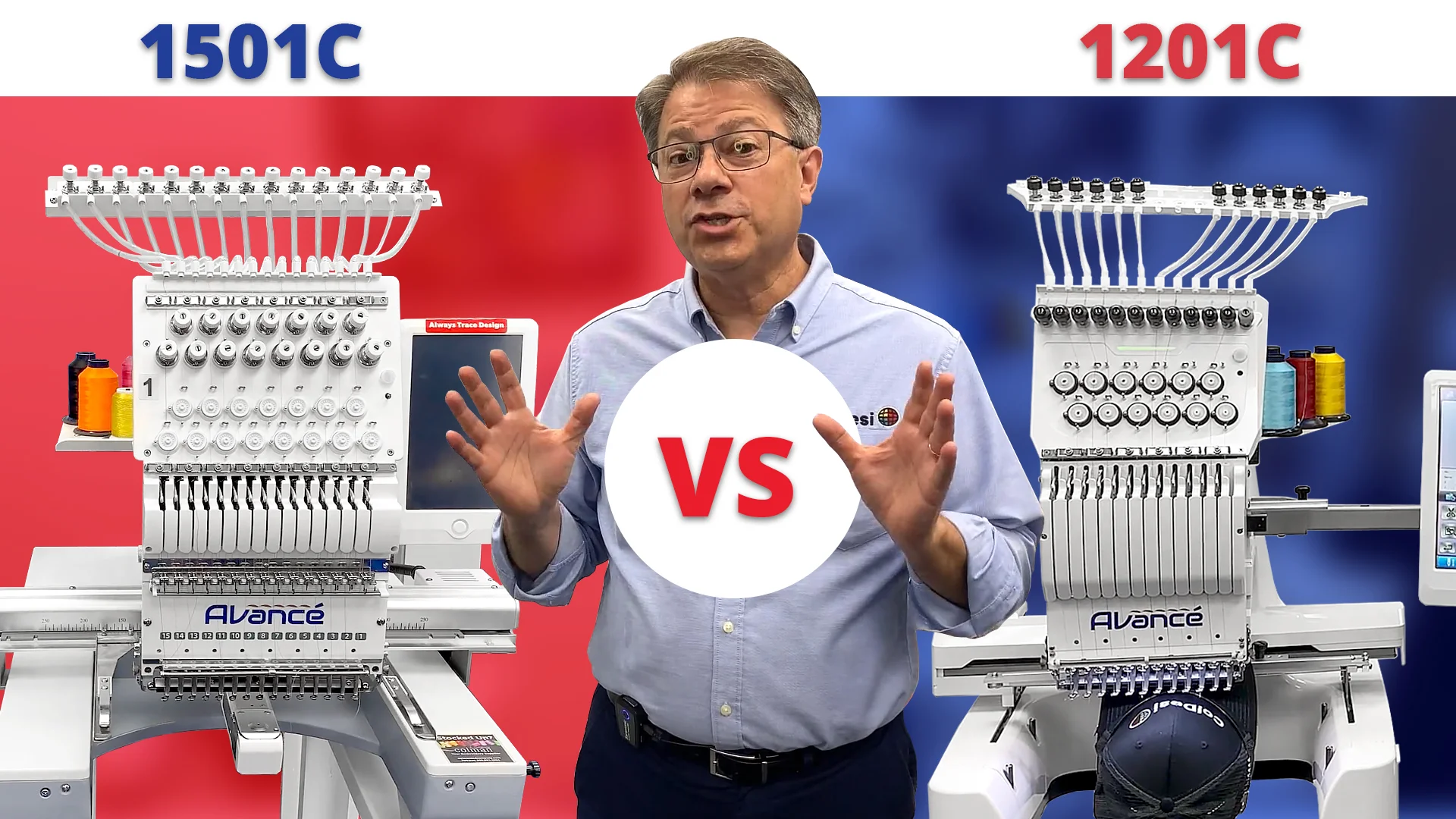 Avancé 1501c Embroidery Machine - ColDesi