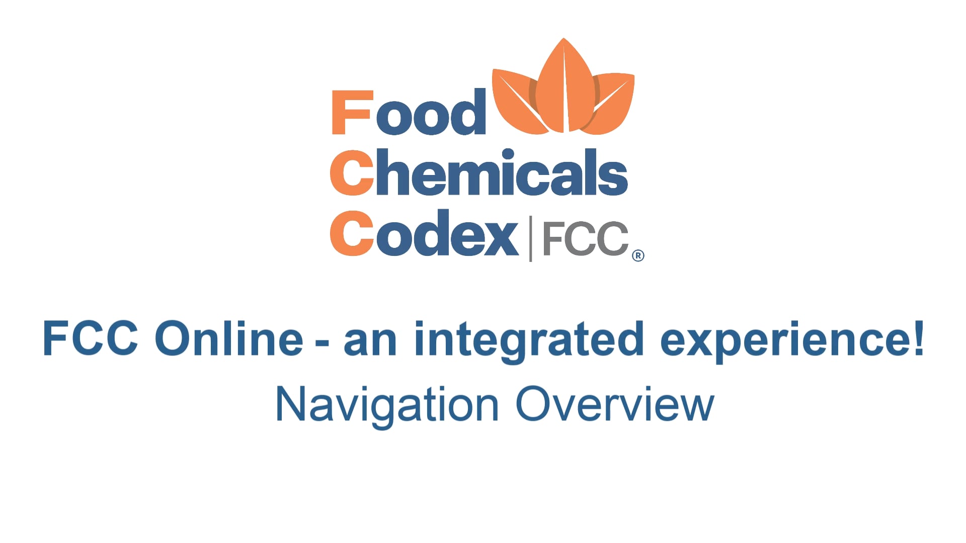 FCC Online: Navigation Overview