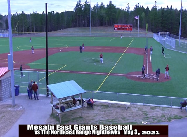 Mesabi East Baseball vs NE Range 2021