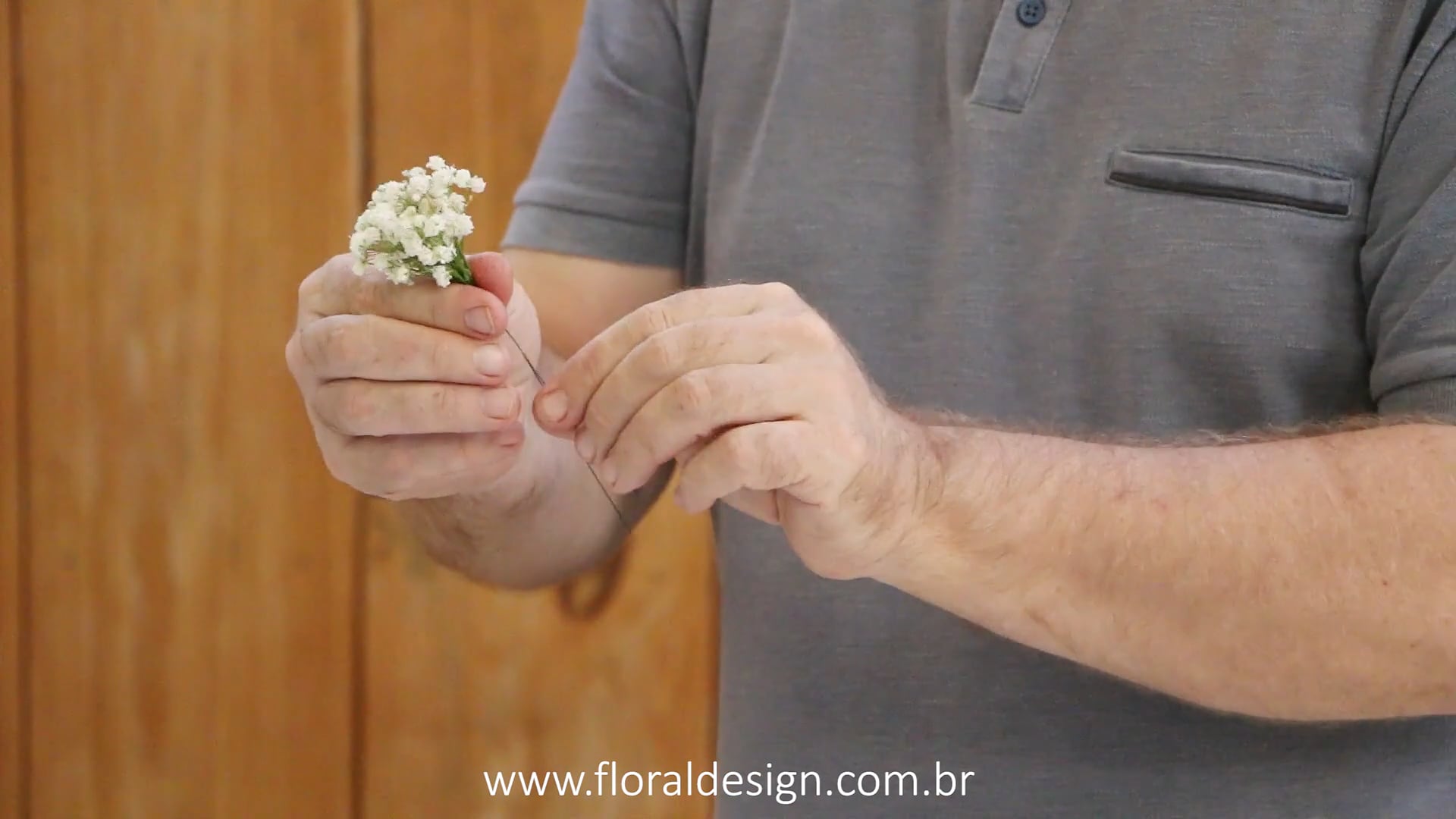 Dica rápida 9 - Como aramar a gypsophila