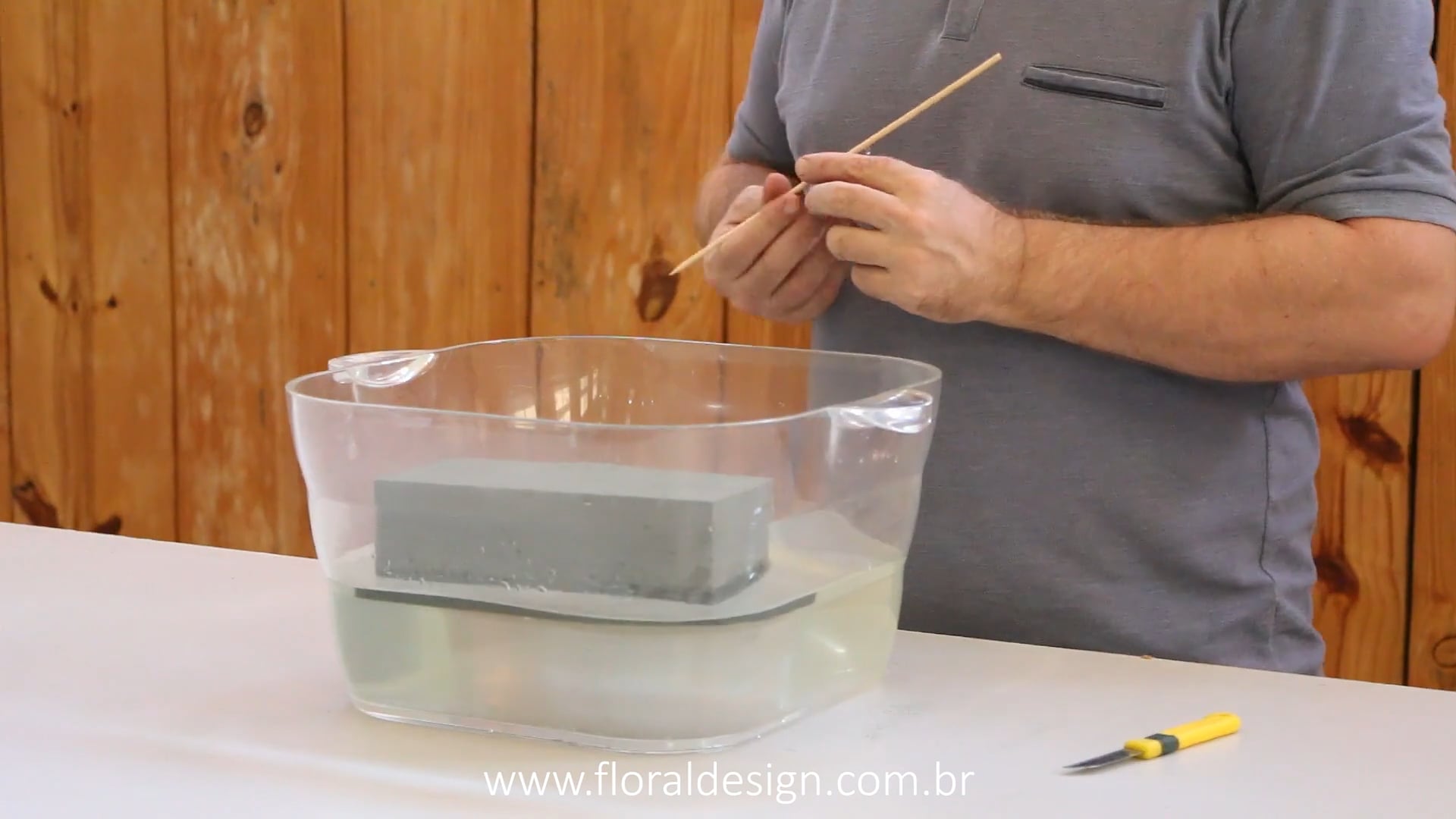 Dica rápida 13 - Com hidratar espuma floral com conservante.mp4