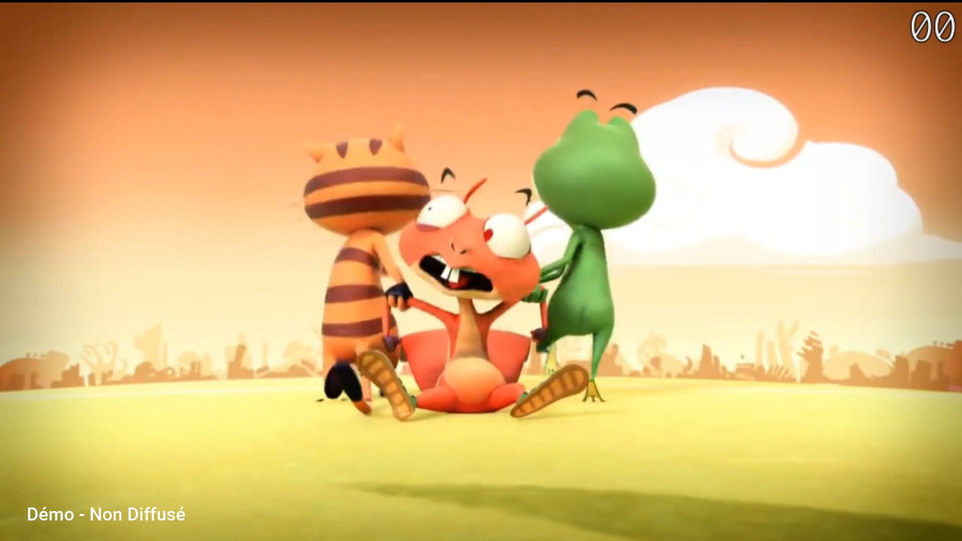Vidéo Démo doublage animation personnage Moignon l'écureuil – Kaeloo (non diffusé)