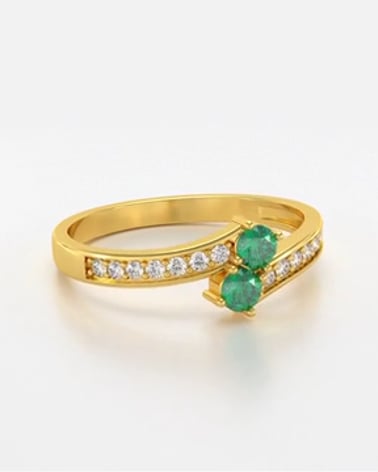Video: Gold Smaragd Diamanten Ringe