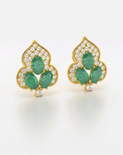 Video: 14K Gold Ruby Earrings