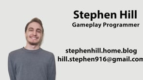 Vimeo video thumbnail for Graduate Reel (Stephen Hill)