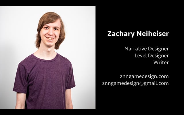 Vimeo video thumbnail for Graduate Reel (Zachary Neiheiser)