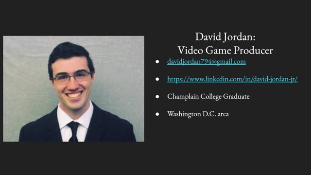Vimeo video thumbnail for Graduate Reel (David Jordan)