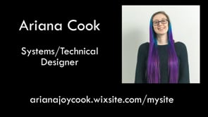 Vimeo video thumbnail for Graduate Reel (Ariana Cook)