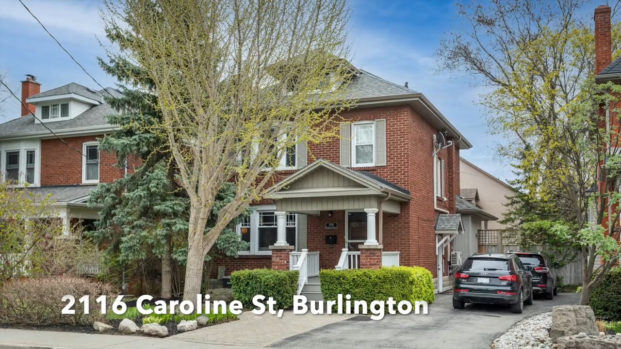 2116 Caroline St, Burlington on Vimeo