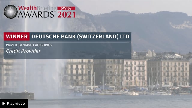WealthBriefing Swiss Awards - Deutsche Bank  placholder image