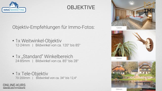 1.2 Equipment: Objektive