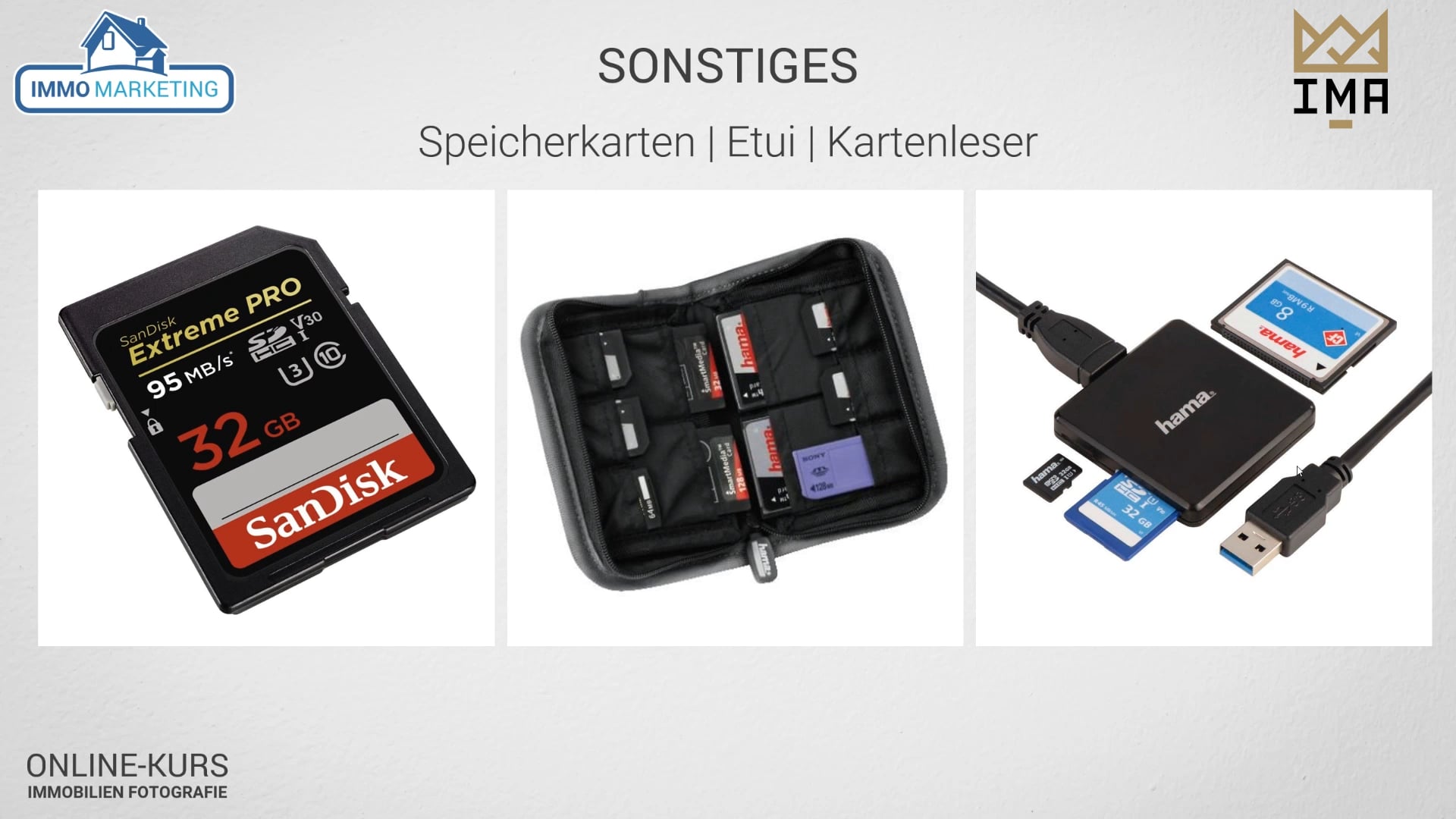 1.5 Equipment: Sonstiges