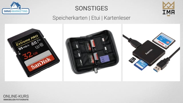 1.5 Equipment: Sonstiges