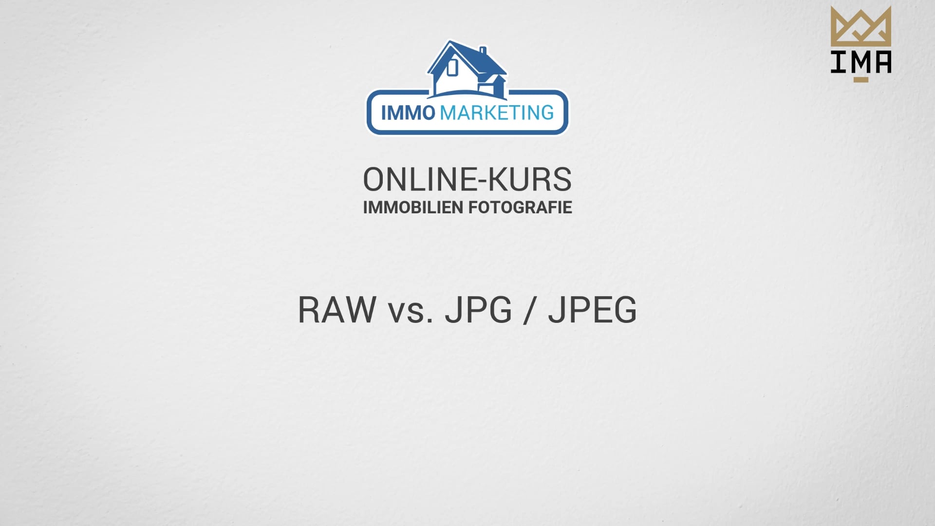 2.5 Kamera Grundlagen: RAW