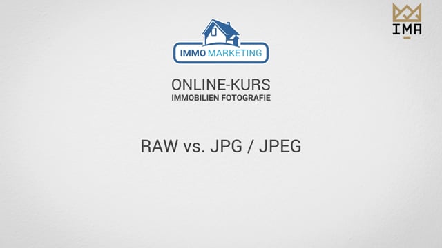 2.5 Kamera Grundlagen: RAW