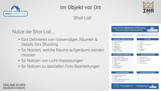 4.2 Vorbereitung: Ankunft vor Ort