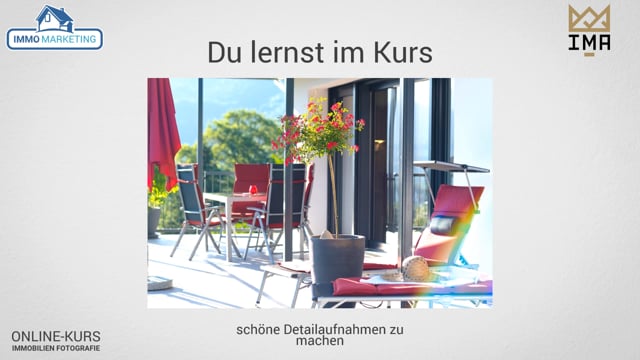 Immobilien Fotokurs