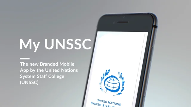 My UNSSC mobile app, UNSSC
