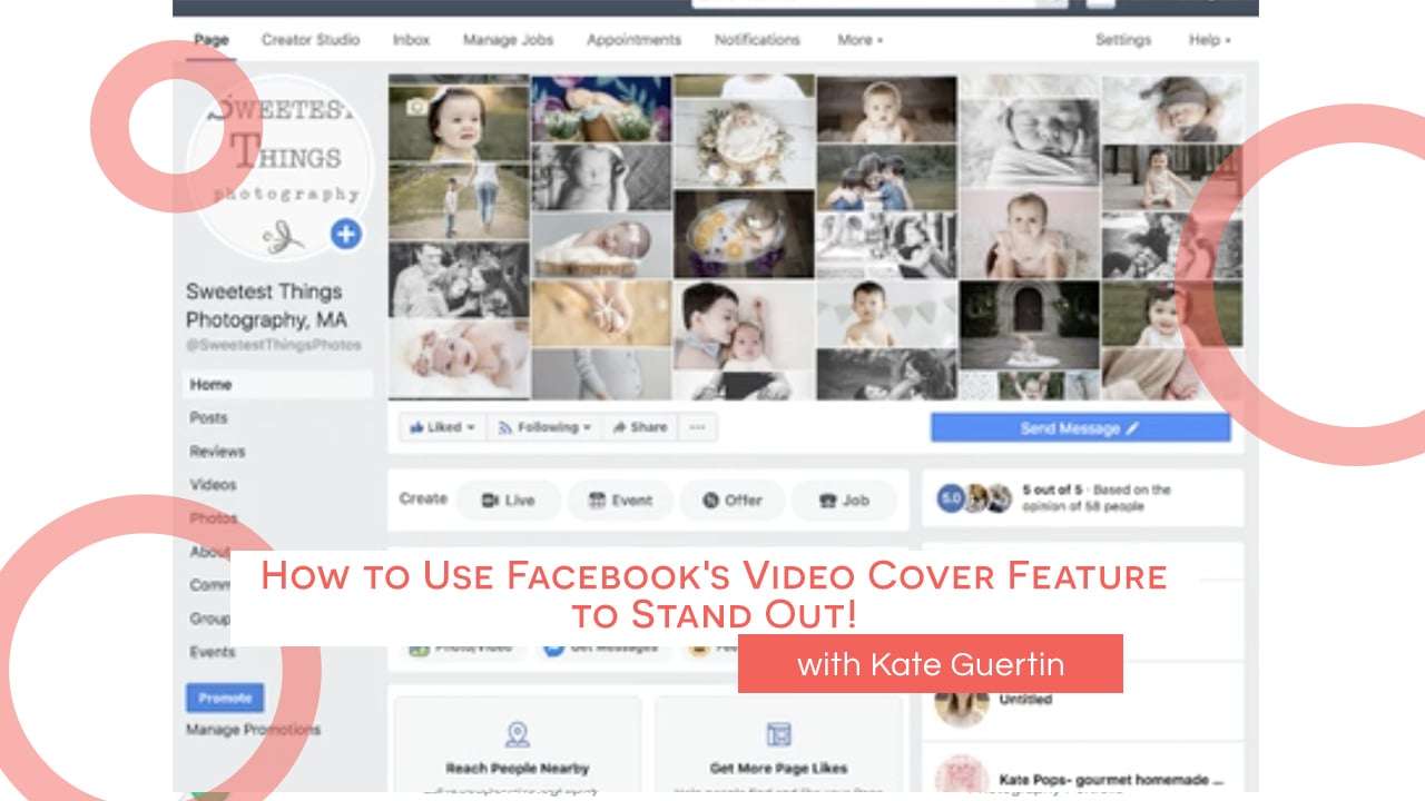 How to Use Facebook's Video Cover Feature to Stand Out with Mentor Kate!