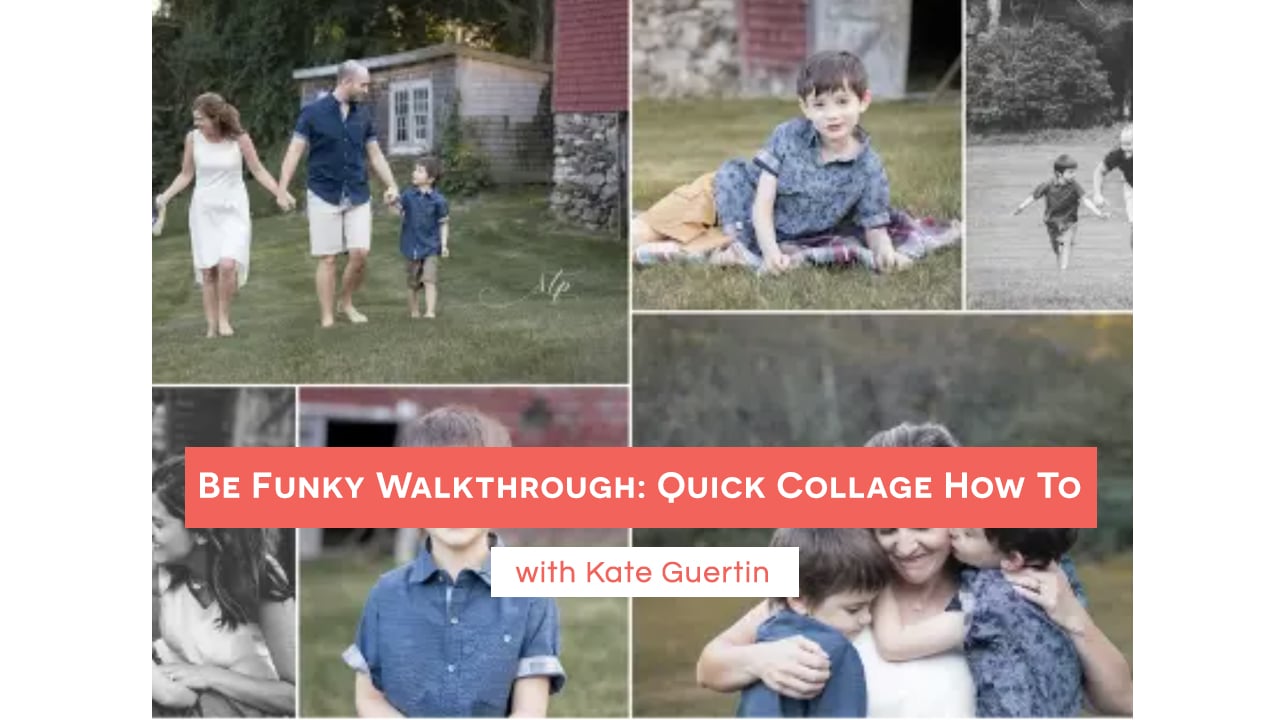 Be Funky Walkthrough: Quick Collage How To with Kate!