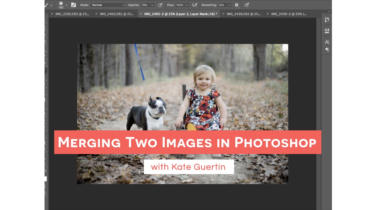 Merging Two Images in Photoshop with Kate!