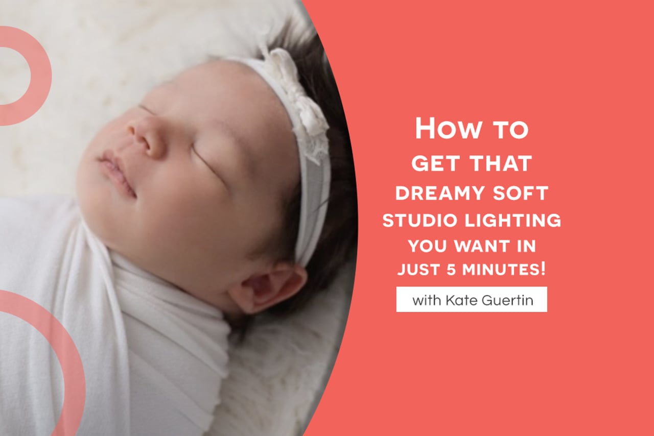 How to get that dreamy soft studio lighting you want in just 5 minutes!