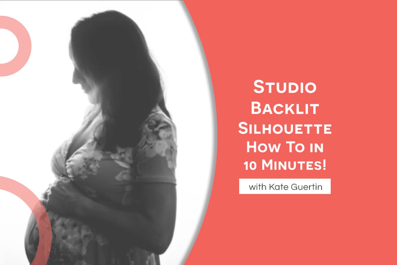 Studio Backlit Silhouette How To in 10 Minutes with Kate!