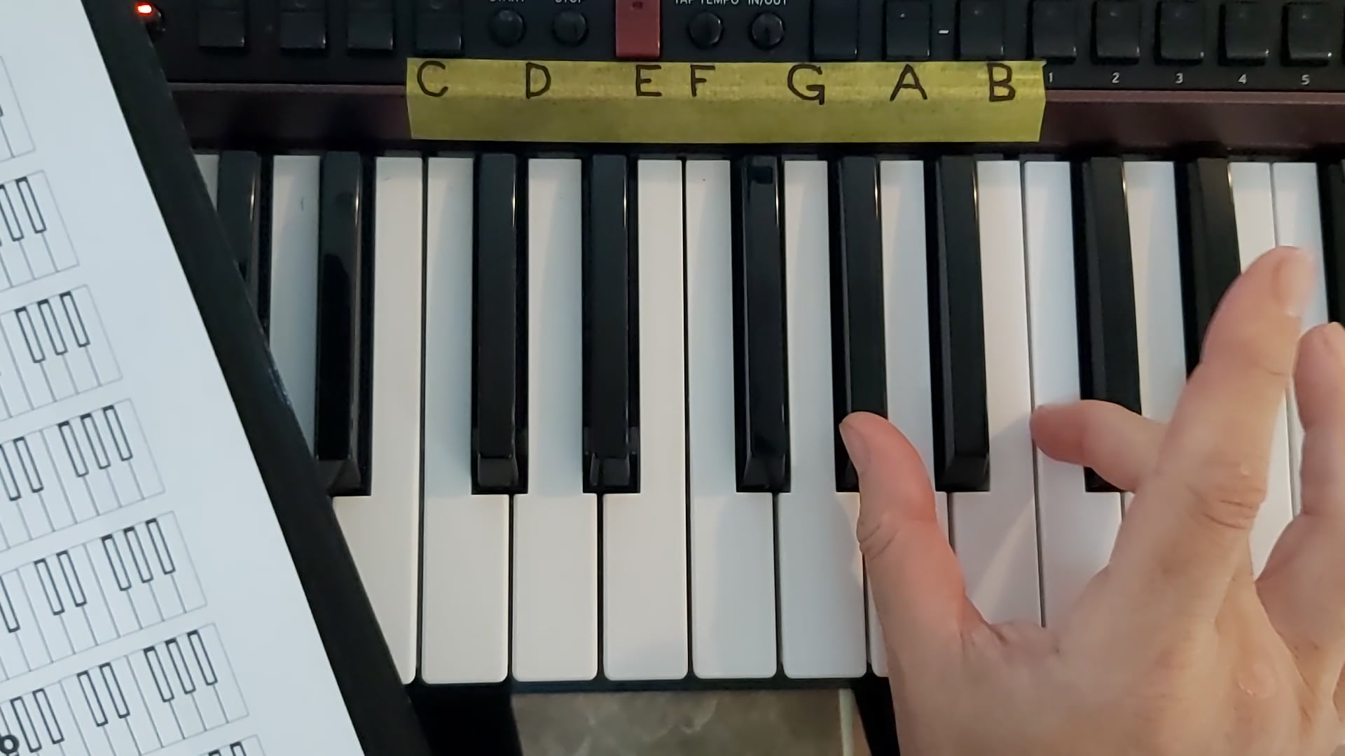 Playing Songs, A With 2 Fingers on Vimeo