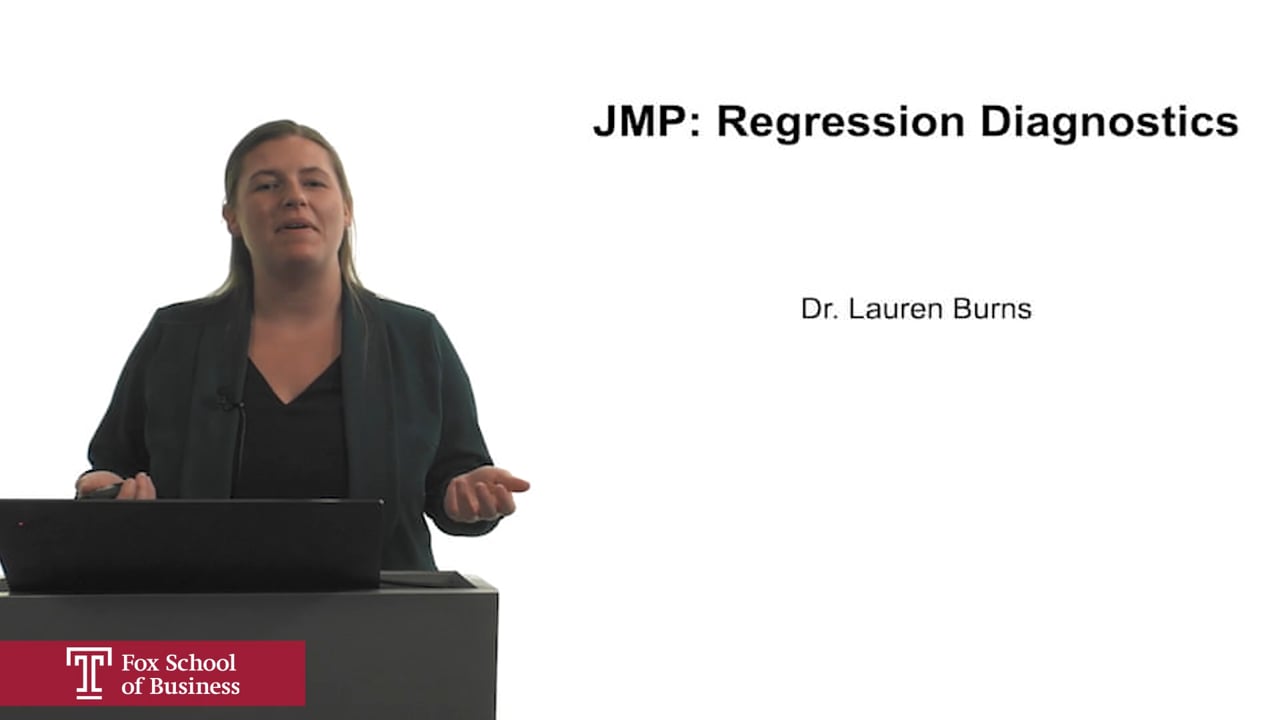 62040JMP: Regression Diagnostics