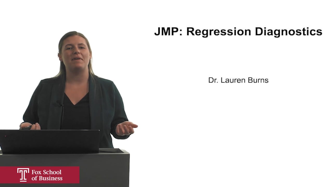 JMP: Regression Diagnostics