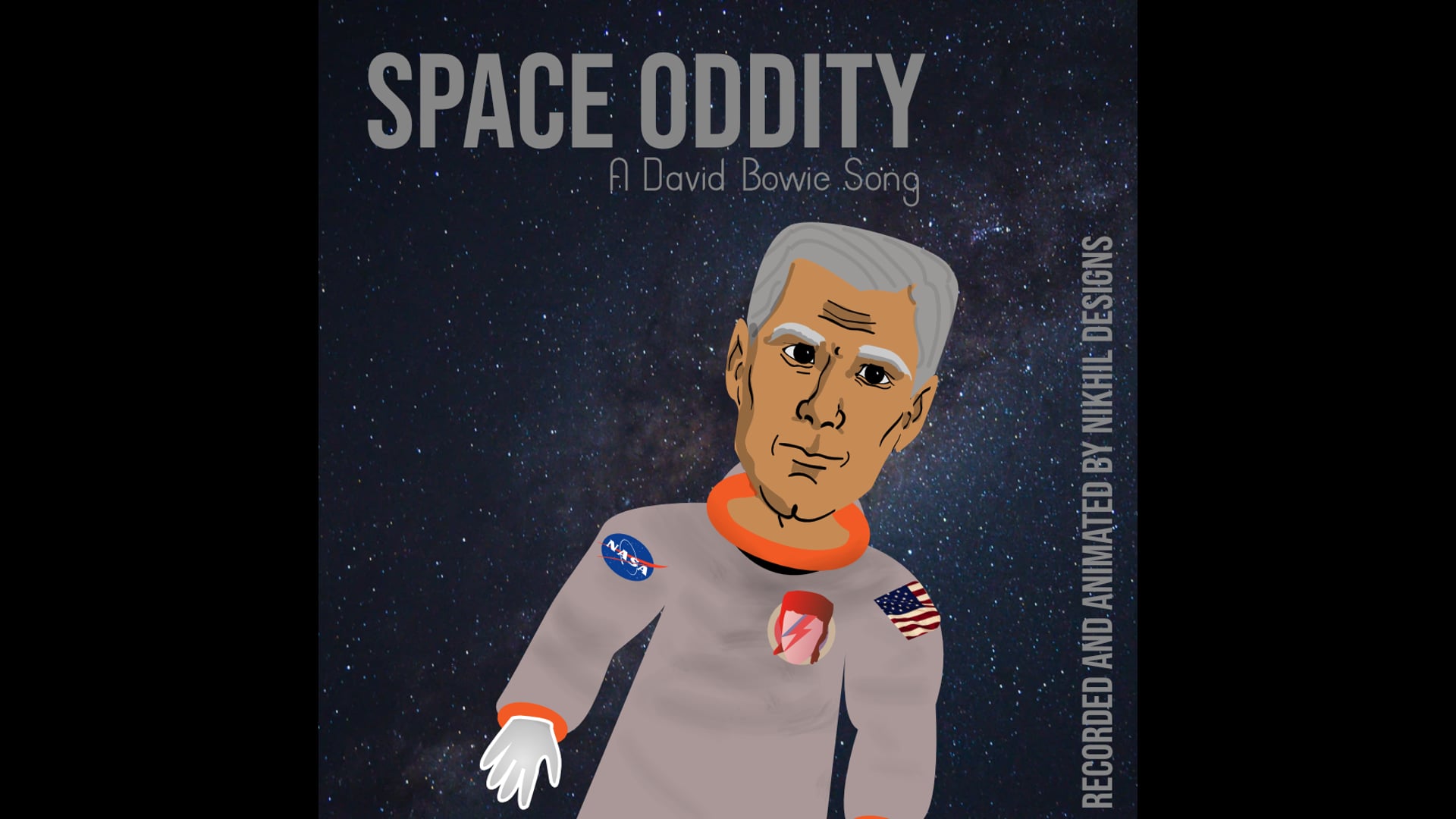 Space Oddity Cover & Animation