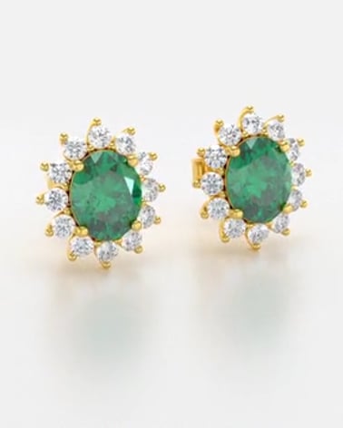 Video: Gold Tanzanite Diamonds Earrings