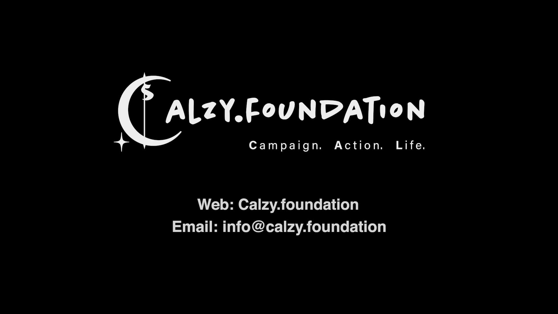 The Calzy Foundation - Our Why!