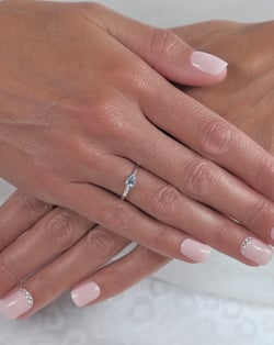 Video: Gold Aquamarine Diamonds Ring 1.176grs