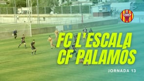 Resum FC l'Escala 1-1 CF Palamós